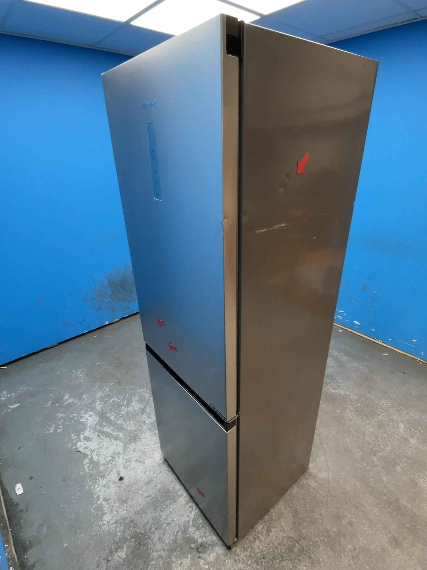 #GRC-164-662 - Hisense RB3K330SAIE 330L Freestanding Fridge Freezer – Total No Frost, Inverter Motor, Silver