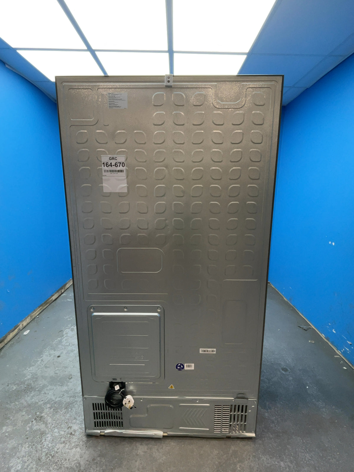 #GRC-164-670 - Hisense American Style Fridge Freezer – 606L, Stainless Steel, Total No Frost