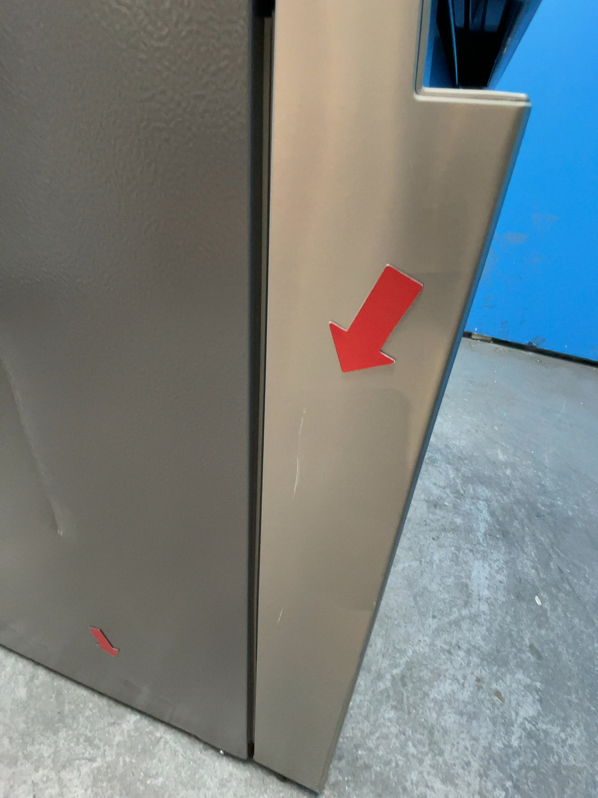 #GRC-164-670 - Hisense American Style Fridge Freezer – 606L, Stainless Steel, Total No Frost