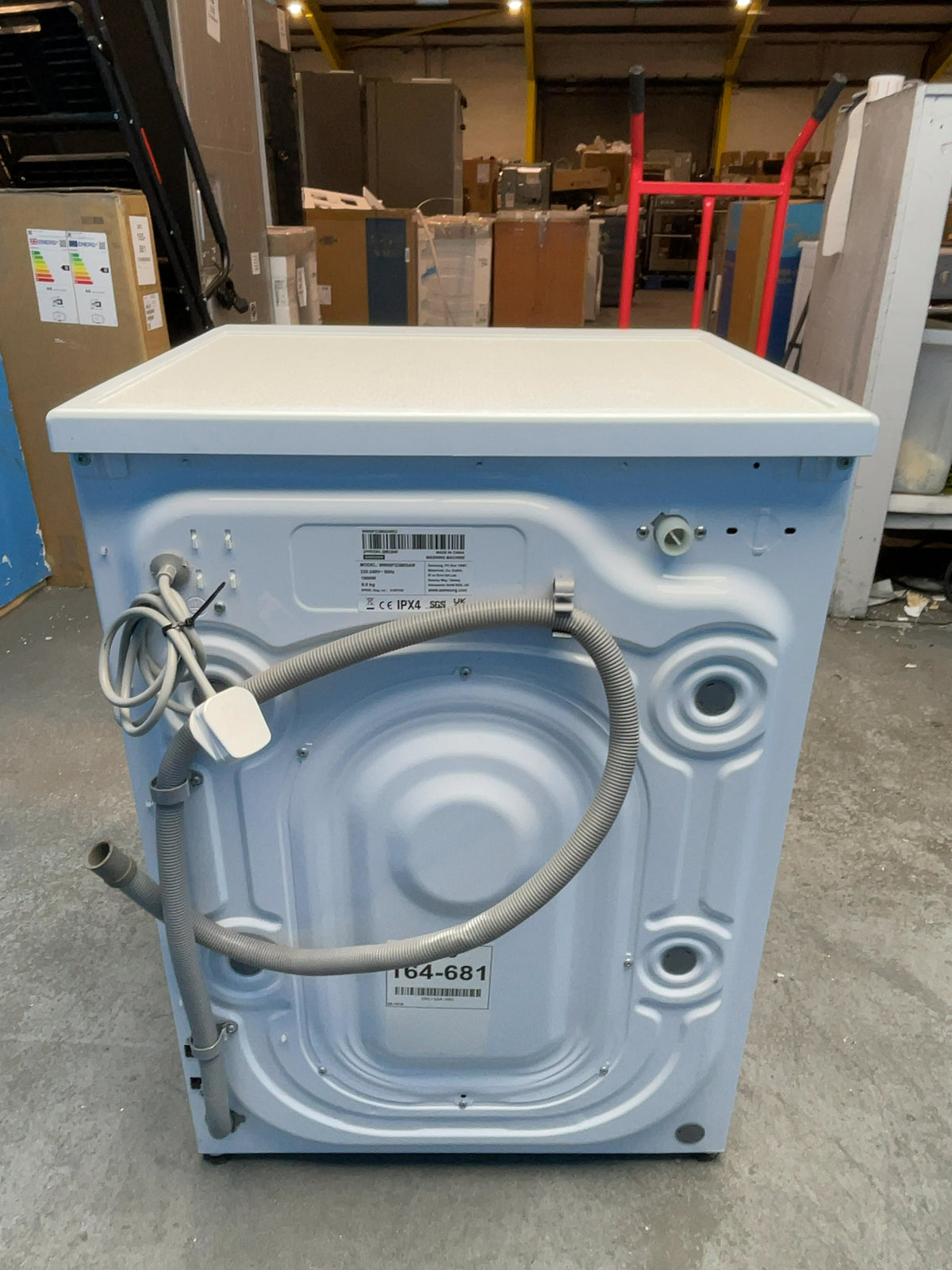 #GRC-164-681 - Samsung 9kg 1400rpm Washing Machine – Hygiene Steam, White