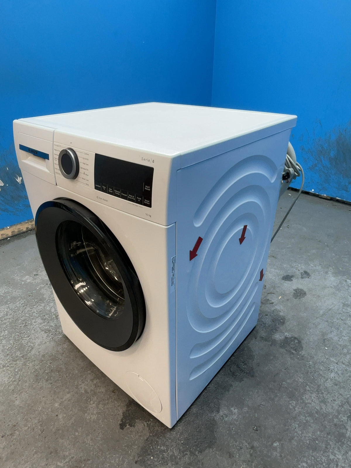 #GRC-164-690 - Bosch Series 6 10kg 1400rpm Washing Machine – AntiStain, SpeedPerfect, White