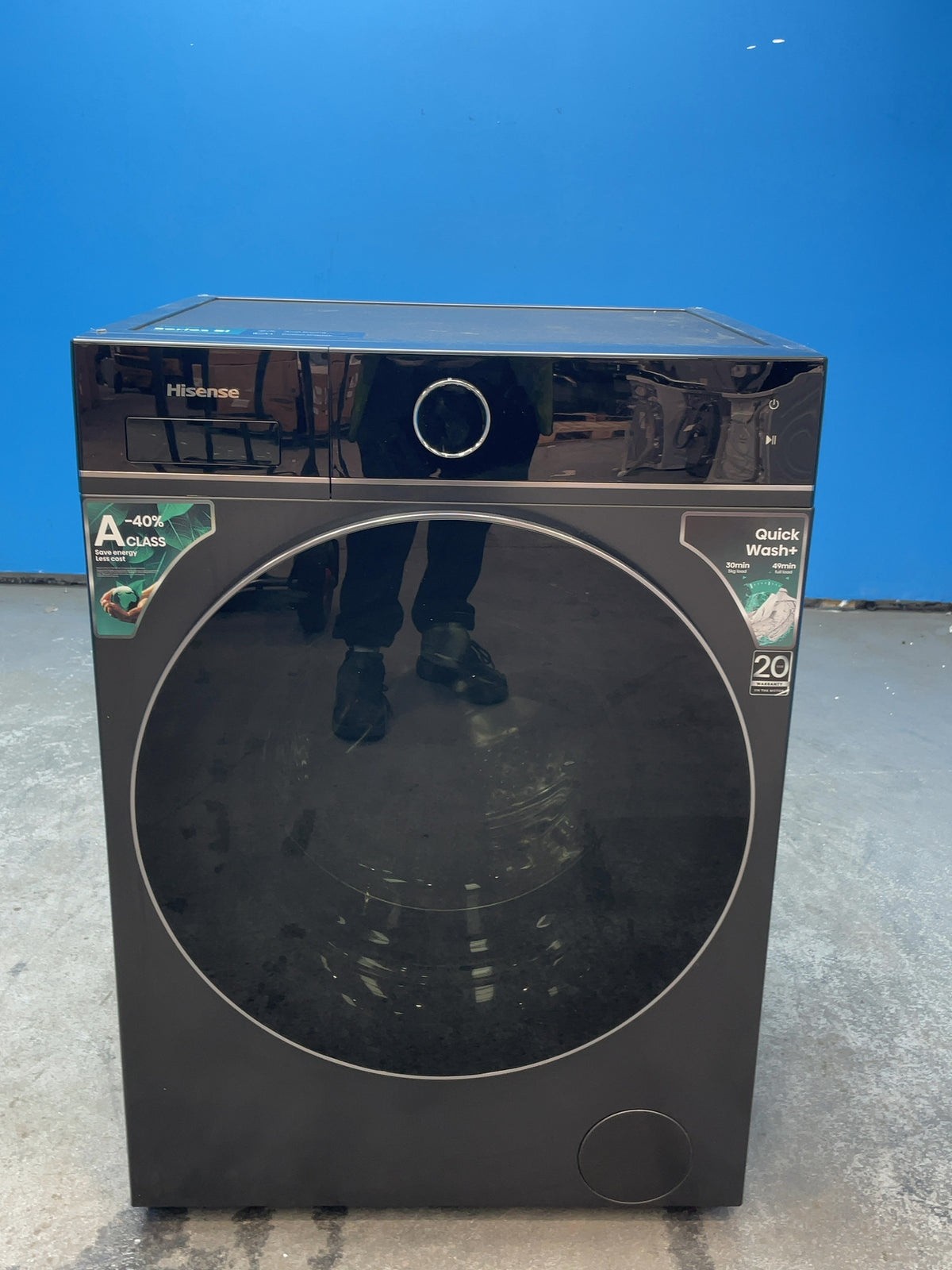 #GRC-164-696 - Hisense 10.5kg 1400rpm Washing Machine – Pure Jet Pro, Steam Mix, Black