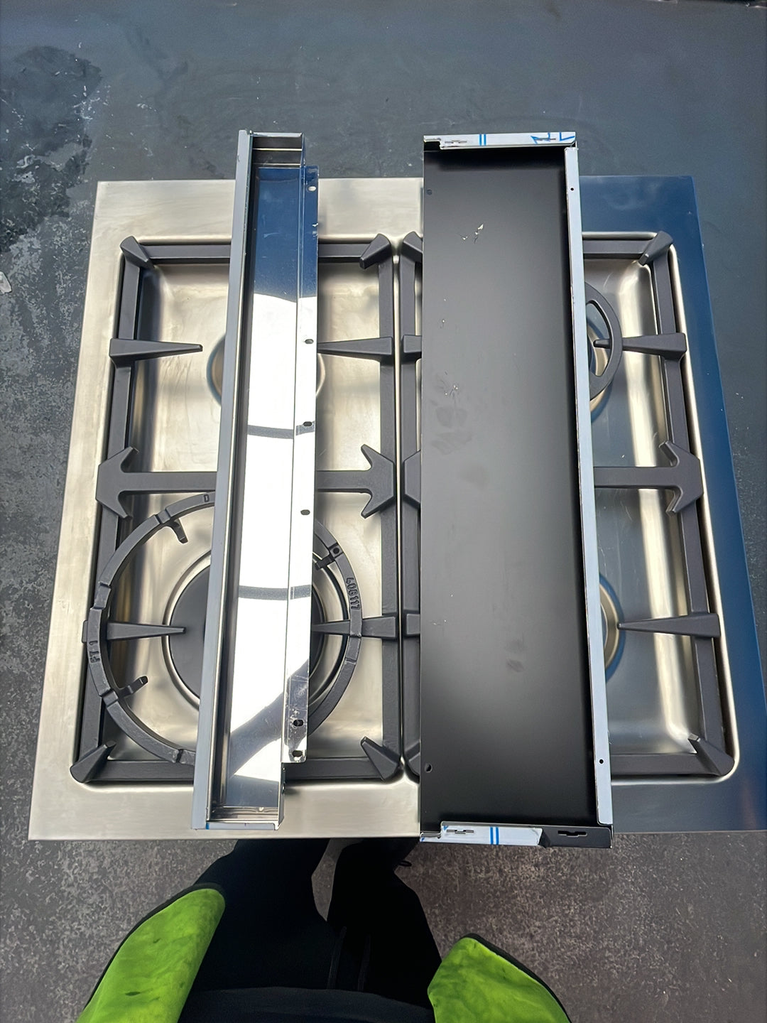 #GRC-164-715 - Bertazzoni 60cm Dual Fuel Range Cooker – 69L, 4 Gas Burners, Cast Iron Supports