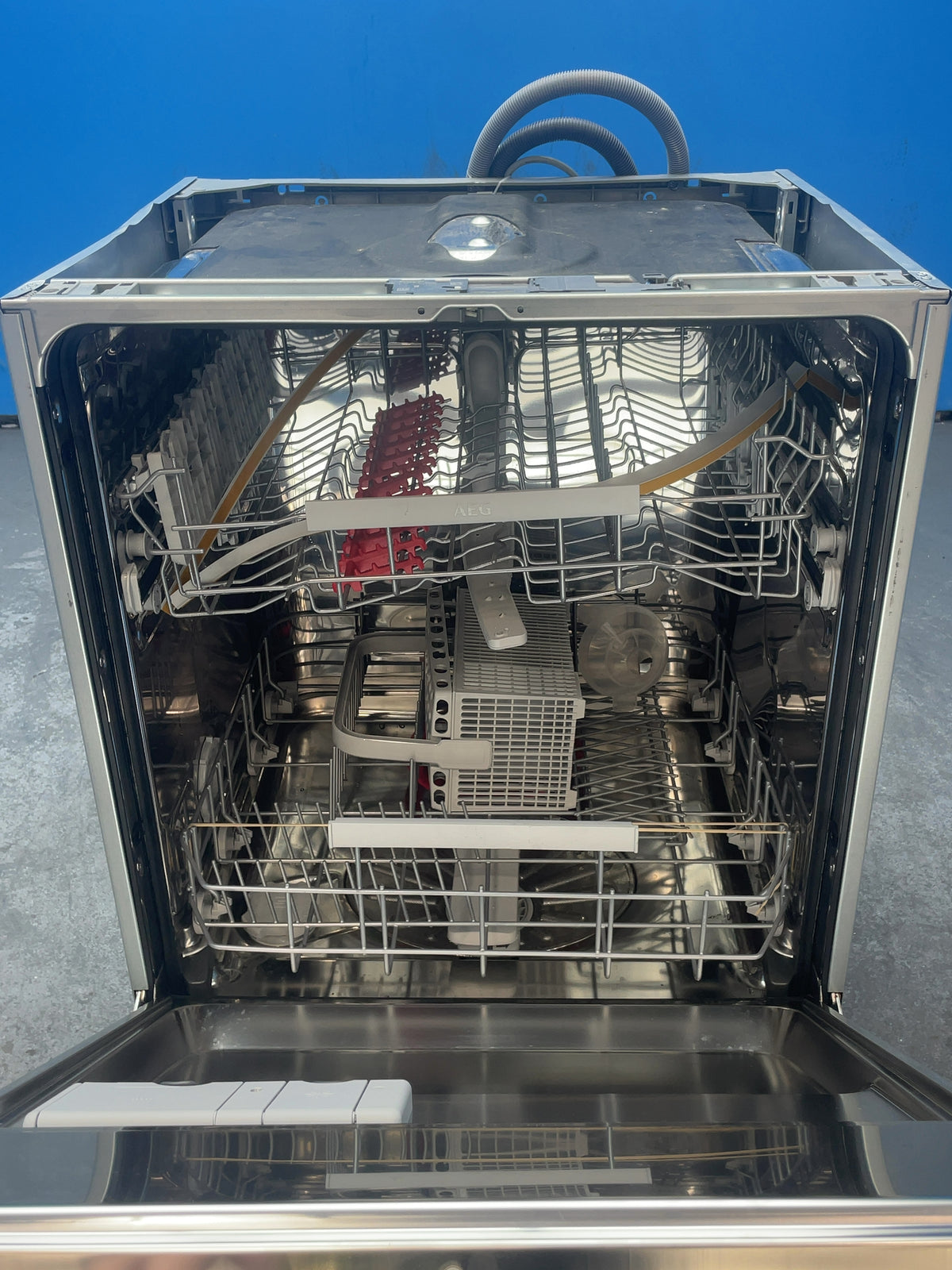 #GRC-164-744 - AEG 6000 Series 60cm Fully Integrated Dishwasher – 13 Place Settings, AirDry, SatelliteClean