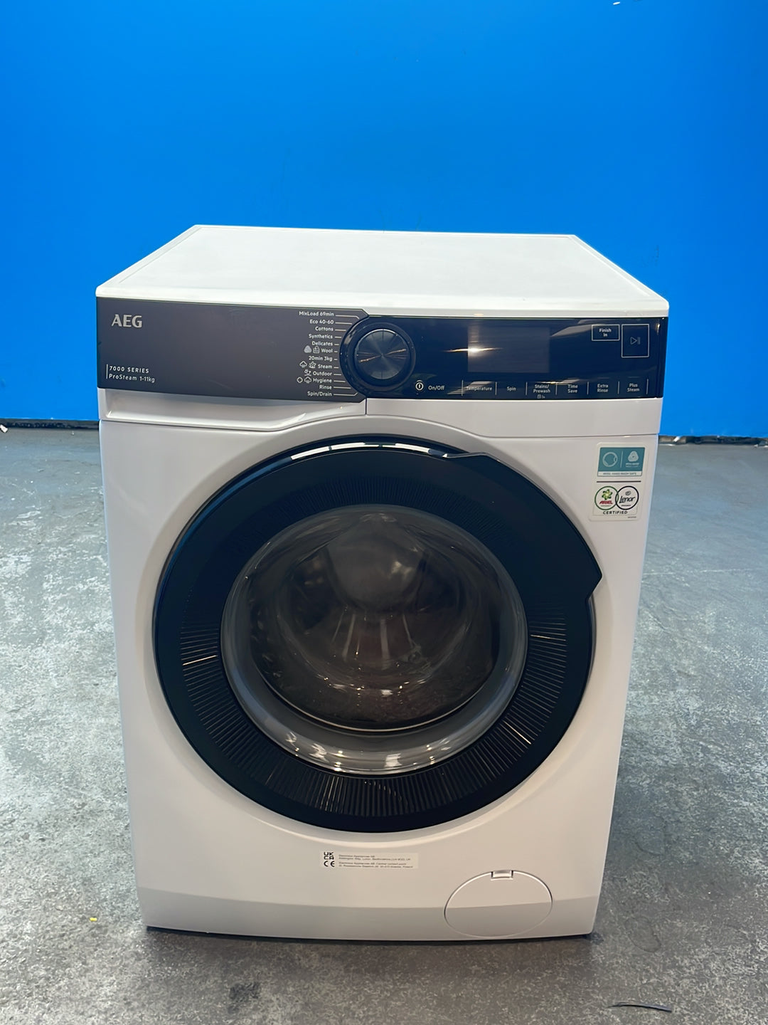 #GRC-164-754 - AEG 11kg 1400rpm Washing Machine – ProSteam, Steam Wash, White