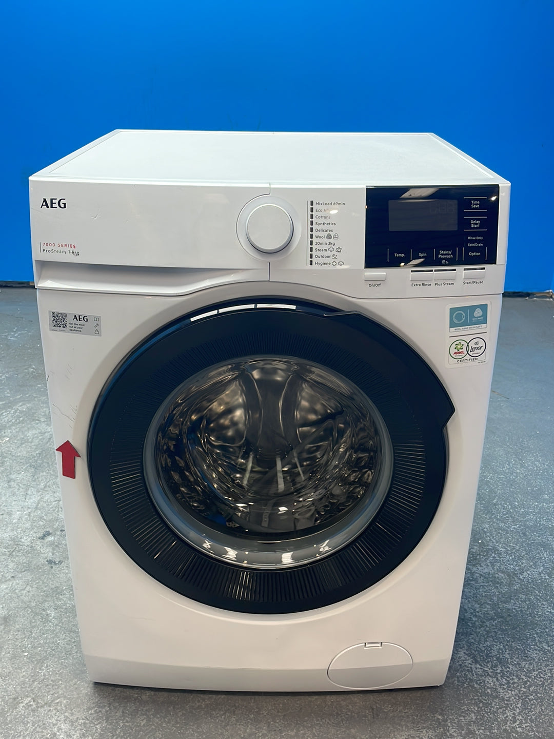 #GRC-164-761 - AEG 7000 Series 8kg 1600rpm Washing Machine – ProSteam Technology, PreciseWash, White