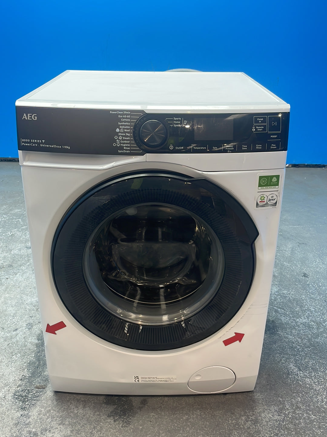 #GRC-164-785 - AEG 8000 Series 10kg 1400rpm Washing Machine – PowerCare, UniversalDose, WiFi
