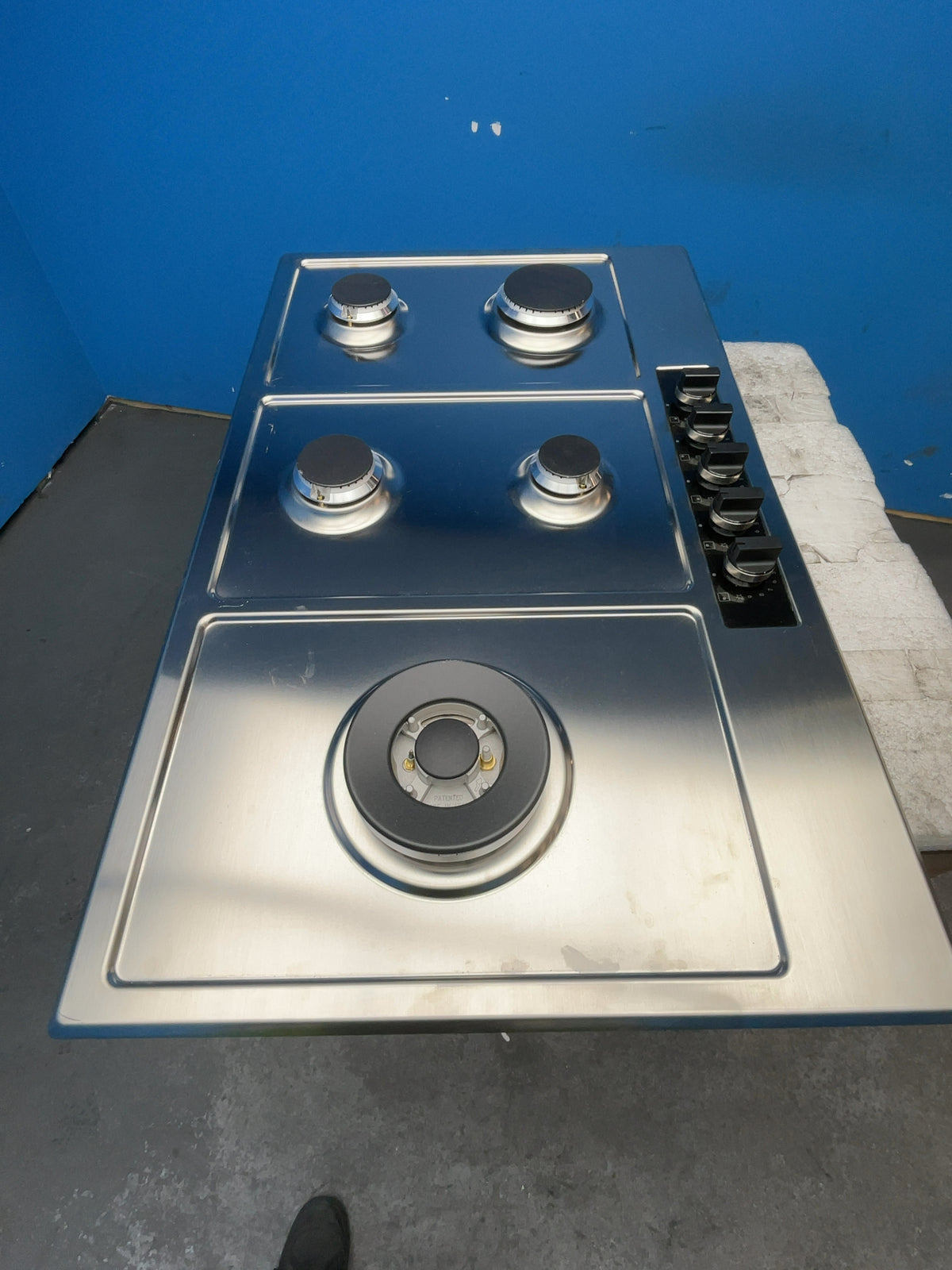 #GRC-164-787 - AEG 8000 Series 90cm Gas Hob – StepPower Control, 5 Burners, Cast Iron Supports
