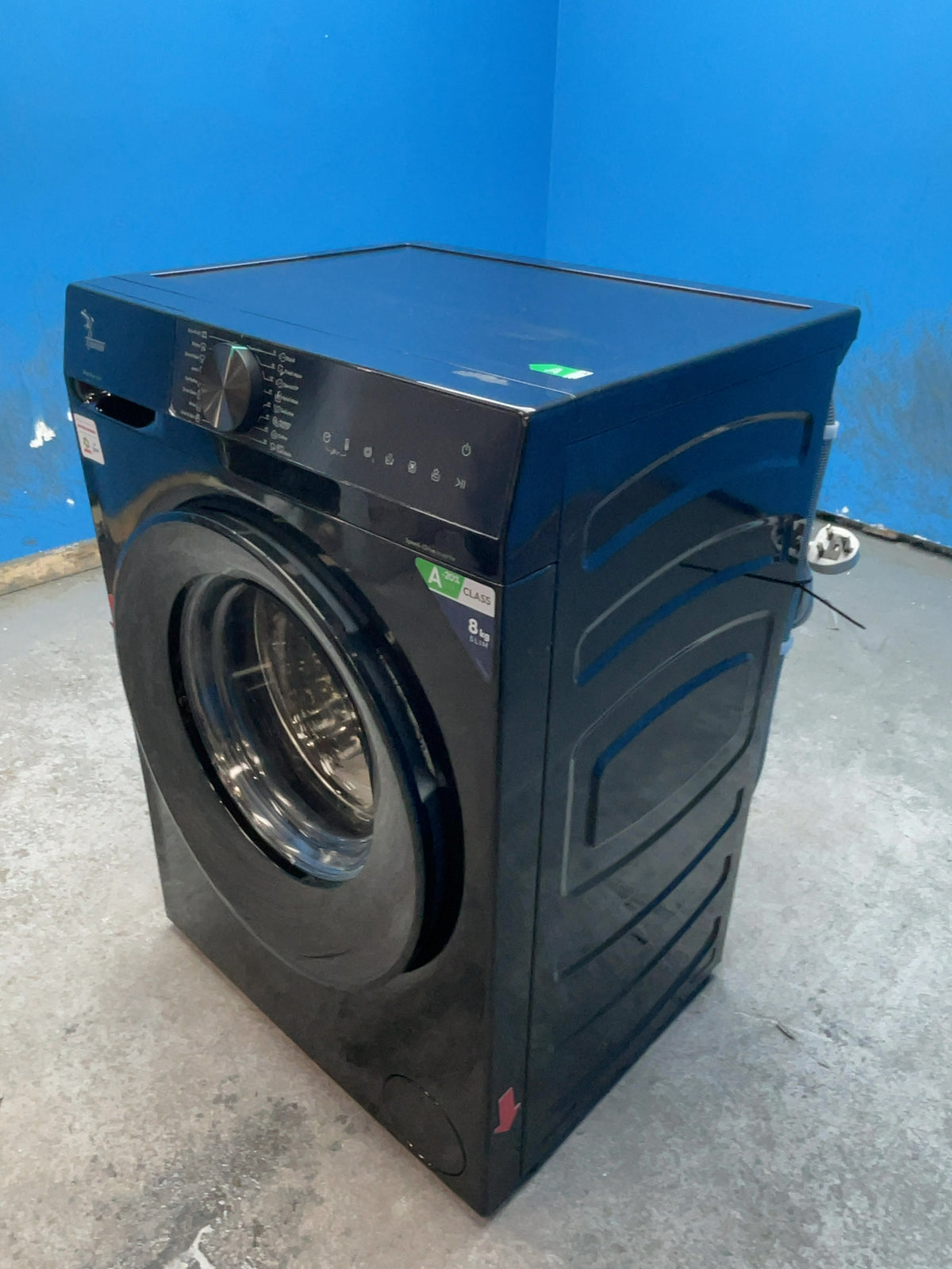 #GRC-164-985 - Hoover 8kg 1400rpm Washing Machine – ProActive Wash, Steam Cycle, Black