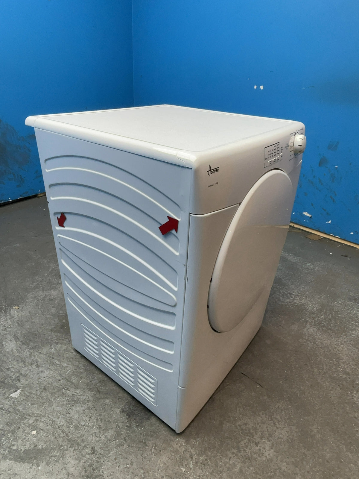 #GRC-165-004 - Hoover H-DRY 300 9kg Vented Tumble Dryer – NFC Connectivity, White, 59.6cm Wide