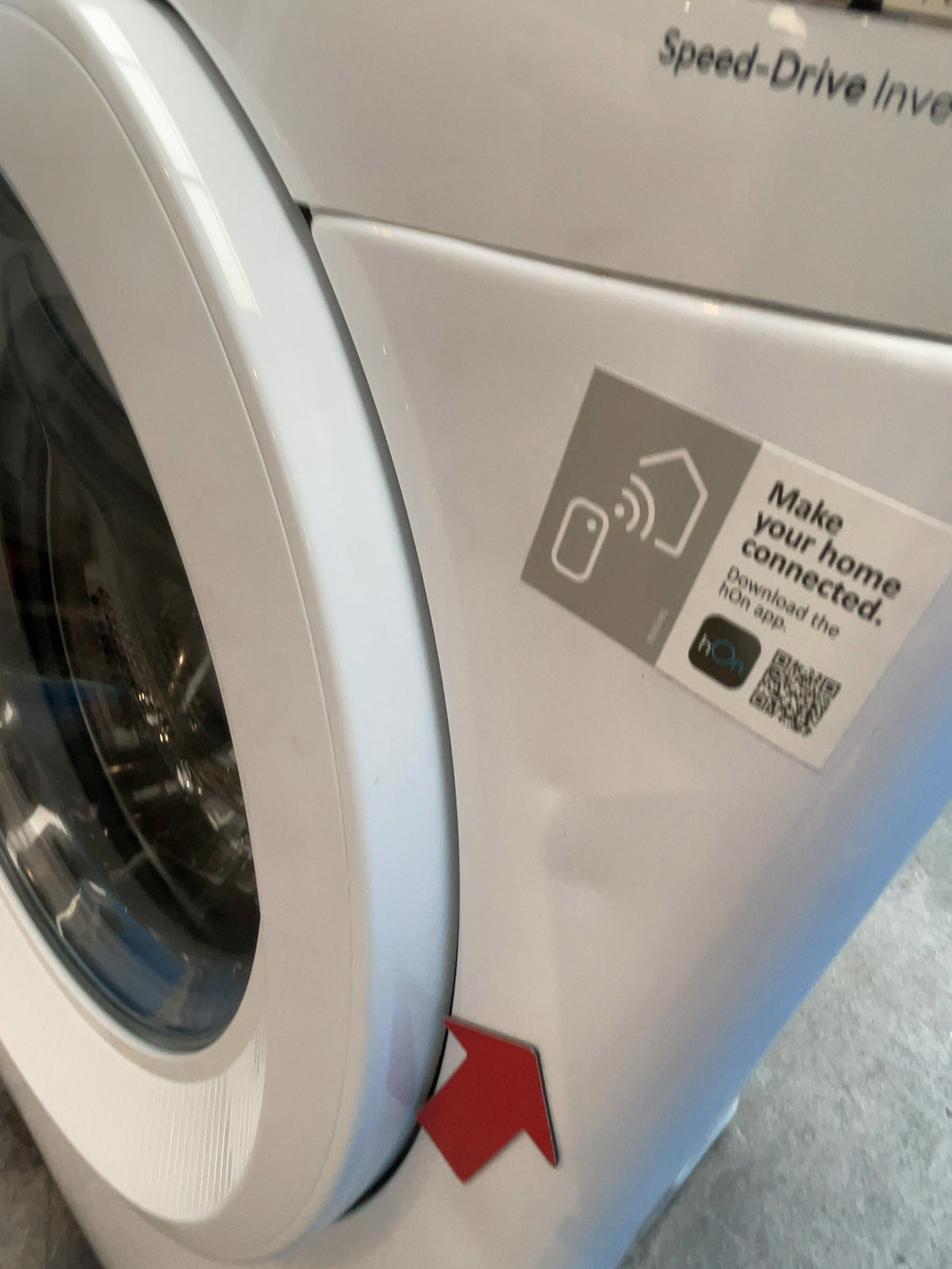 #GRC-165-010 - Hoover H-WASH 350 10kg 1600rpm Washing Machine – Eco-Power Inverter Motor, White