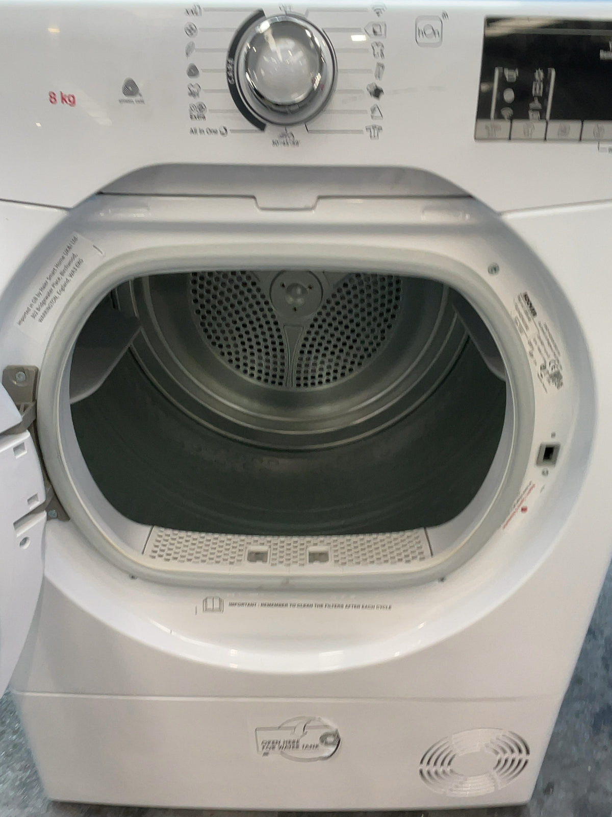 #GRC-165-028 - Hoover H-DRY 300 8kg Condenser Tumble Dryer – Sensor Drying, White