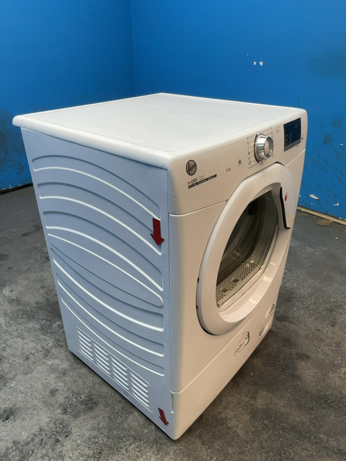 #GRC-165-028 - Hoover H-DRY 300 8kg Condenser Tumble Dryer – Sensor Drying, White