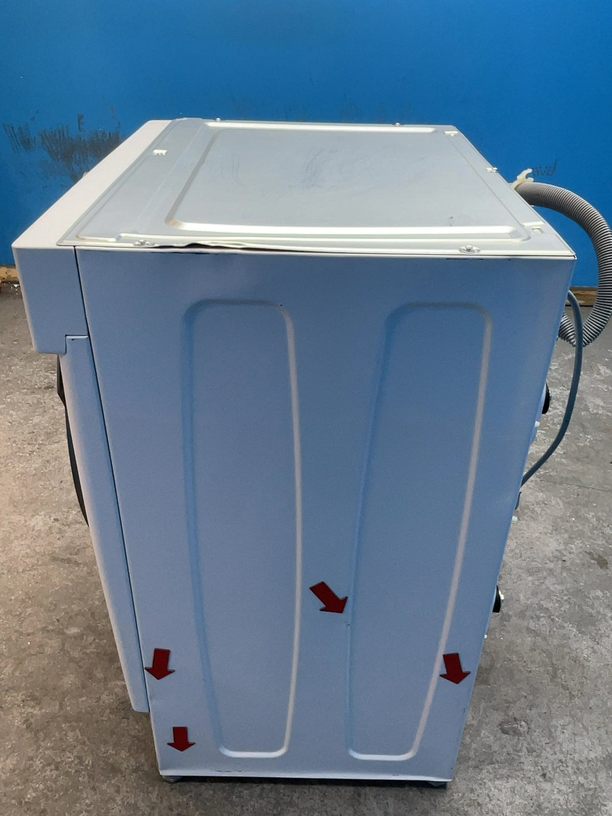 #GRC-165-034 - Hoover 9kg 1600rpm Integrated Washing Machine – KG Mode, Steam Function, White
