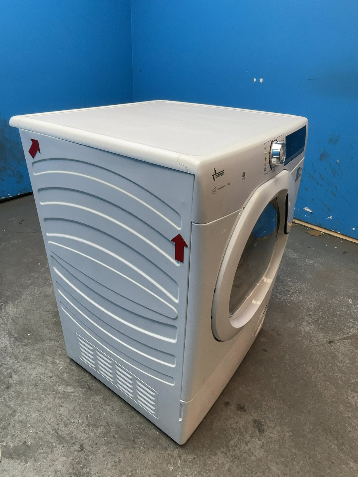 #GRC-165-040 - Hoover 9kg Condenser Tumble Dryer – WiFi Connected, White, B Energy Rating