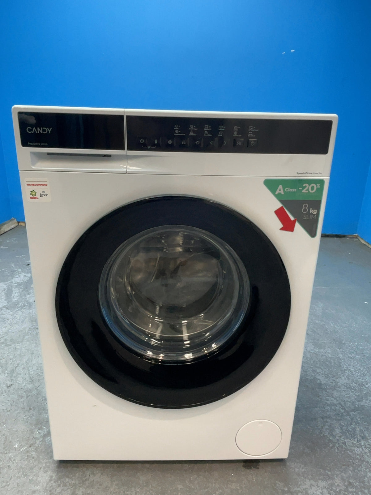 #GRC-165-046 - Candy 8kg 1400rpm Washing Machine – MixPower System, Steam Function, White