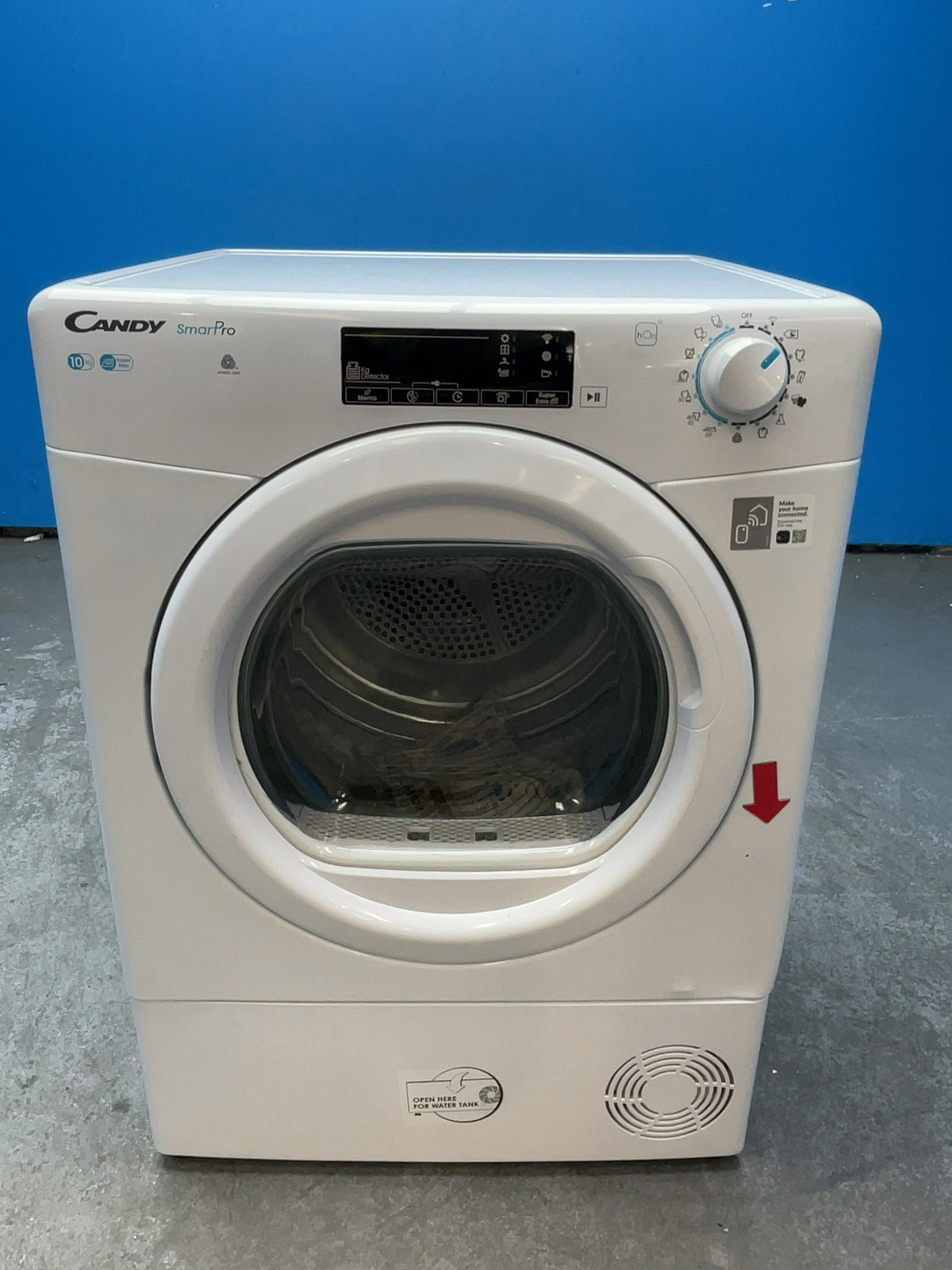 #GRC-165-055 - Candy Smart Pro 10kg Condenser Tumble Dryer – WiFi Connected, White, 59.6cm Wide