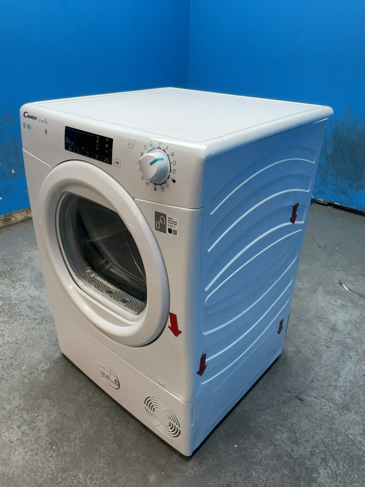 #GRC-165-055 - Candy Smart Pro 10kg Condenser Tumble Dryer – WiFi Connected, White, 59.6cm Wide