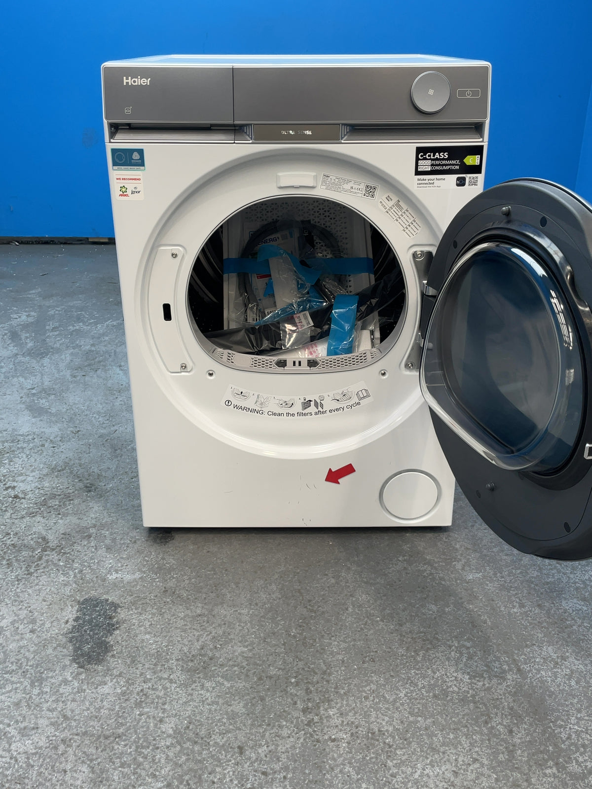 #GRC-165-123 - Haier X Series 9 10kg Heat Pump Tumble Dryer – Reverse Drum Action, White