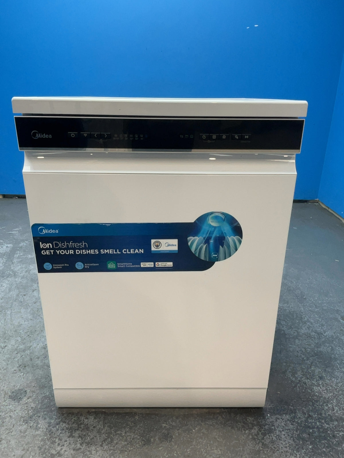 #GRC-165-161 - Midea 60cm Dishwasher – 14 Place Settings, WiFi Connected, C Rated