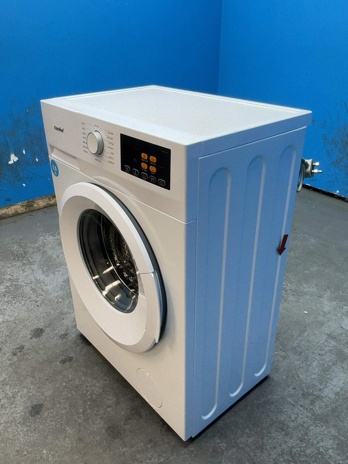 #GRC-165-178 - Comfee 7kg 1200rpm Washing Machine – Steam Wash & 15 Min Quick Cycle, White