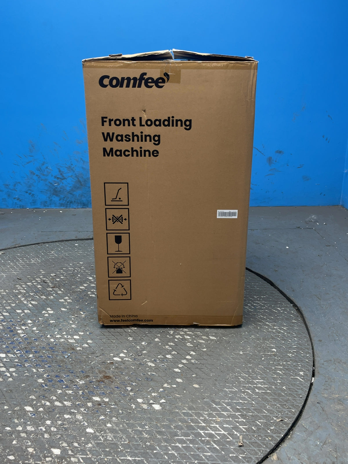 #GRC-165-209 - Comfee 7kg 1200rpm Washing Machine – Steam Wash & 15 Min Quick Cycle, White
