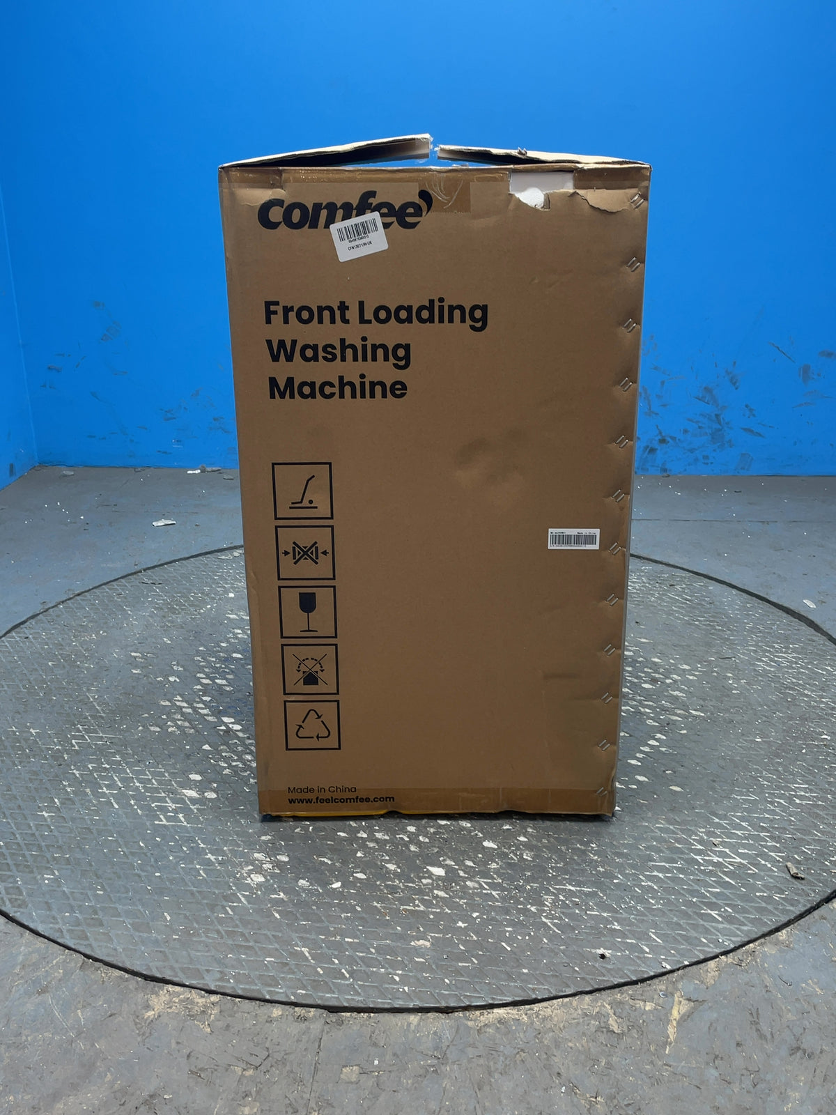 #GRC-165-213 - Comfee 7kg 1200rpm Washing Machine – Steam Wash & 15 Min Quick Cycle, White