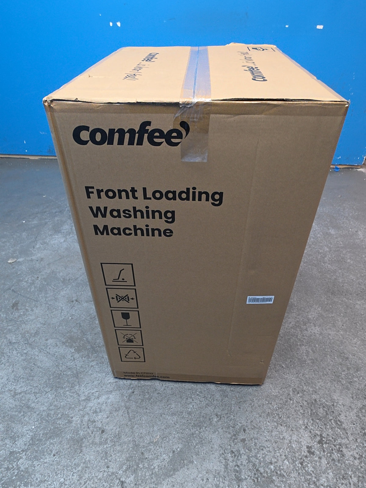 #GRC-165-214 - Comfee 7kg 1200rpm Washing Machine – Steam Wash & 15 Min Quick Cycle, White