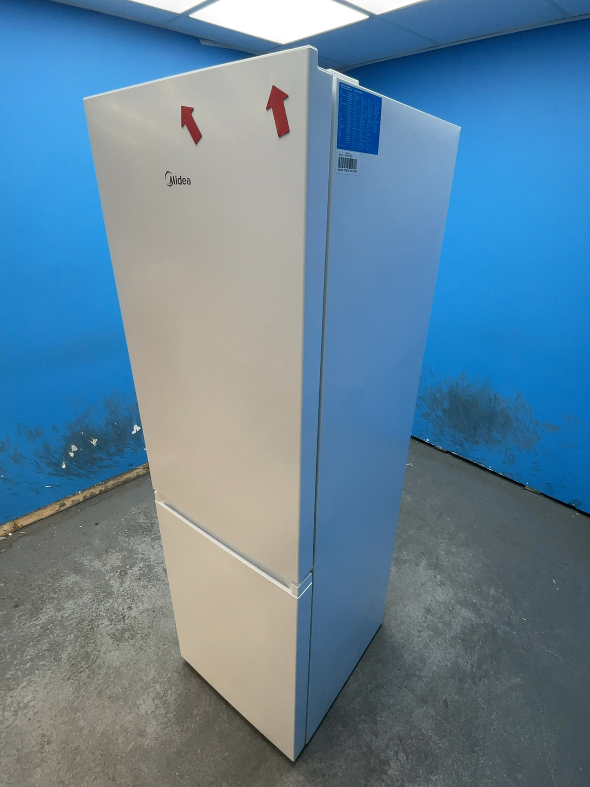 #GRC-165-258 - Midea 54.7cm Fridge Freezer – 273L, White, Total No Frost