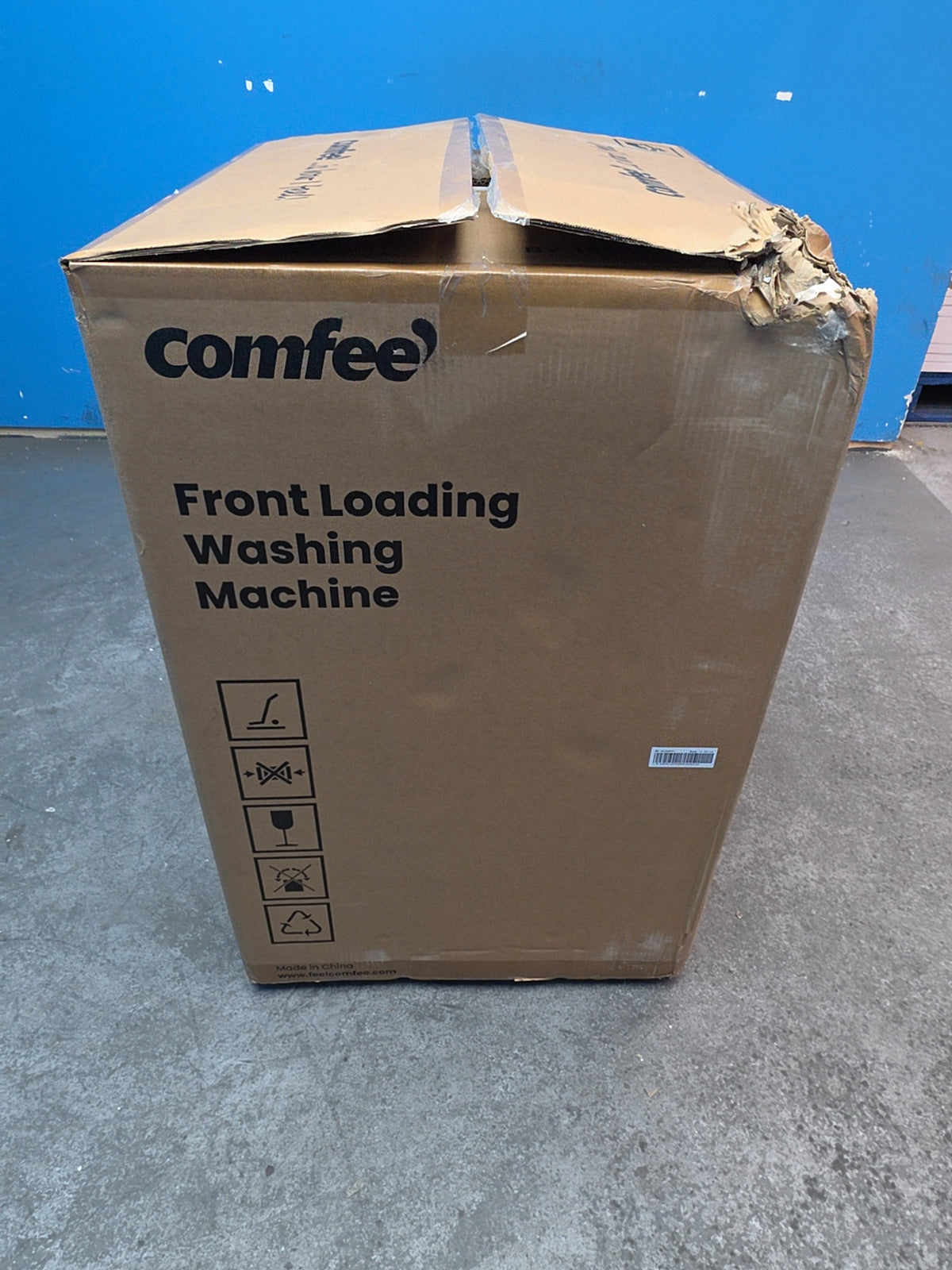 #GRC-165-273 - Comfee 8kg 1400rpm Washing Machine – Steam Clean, 15 Programmes & Delay Start