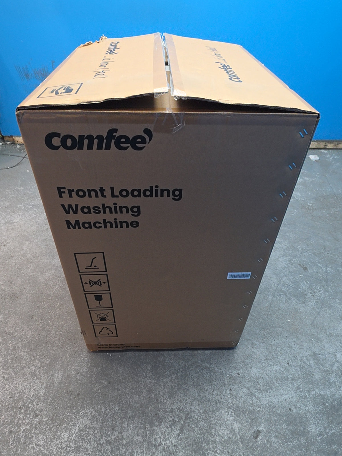 #GRC-165-273 - Comfee 8kg 1400rpm Washing Machine – Steam Clean, 15 Programmes & Delay Start