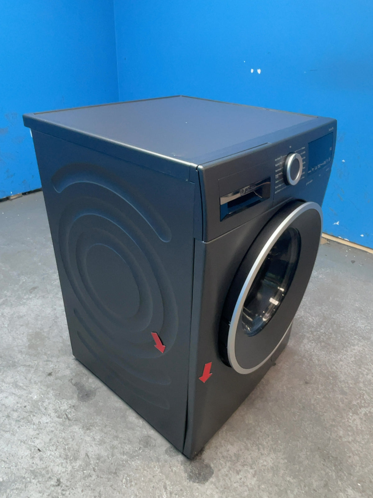 #GRC-165-310 - Bosch 9kg 1400rpm Washing Machine – SpeedPerfect, Cast Iron Grey