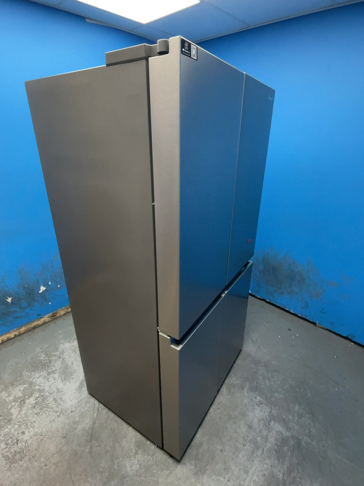 #GRC-165-332 - Hisense American Style Fridge Freezer – 609L, Stainless Steel, Total No Frost