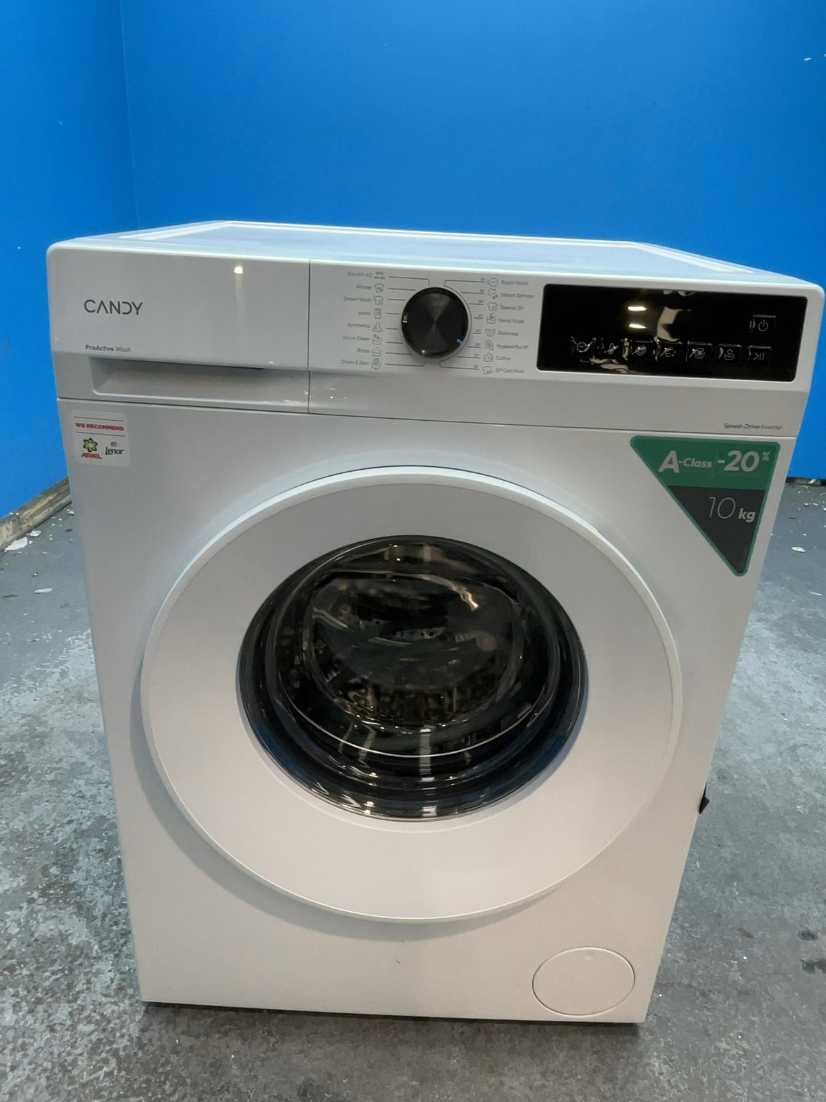 #GRC-165-339 - Candy Quick Pro 10kg 1400rpm Washing Machine – Quick Wash, Smart Spray, White