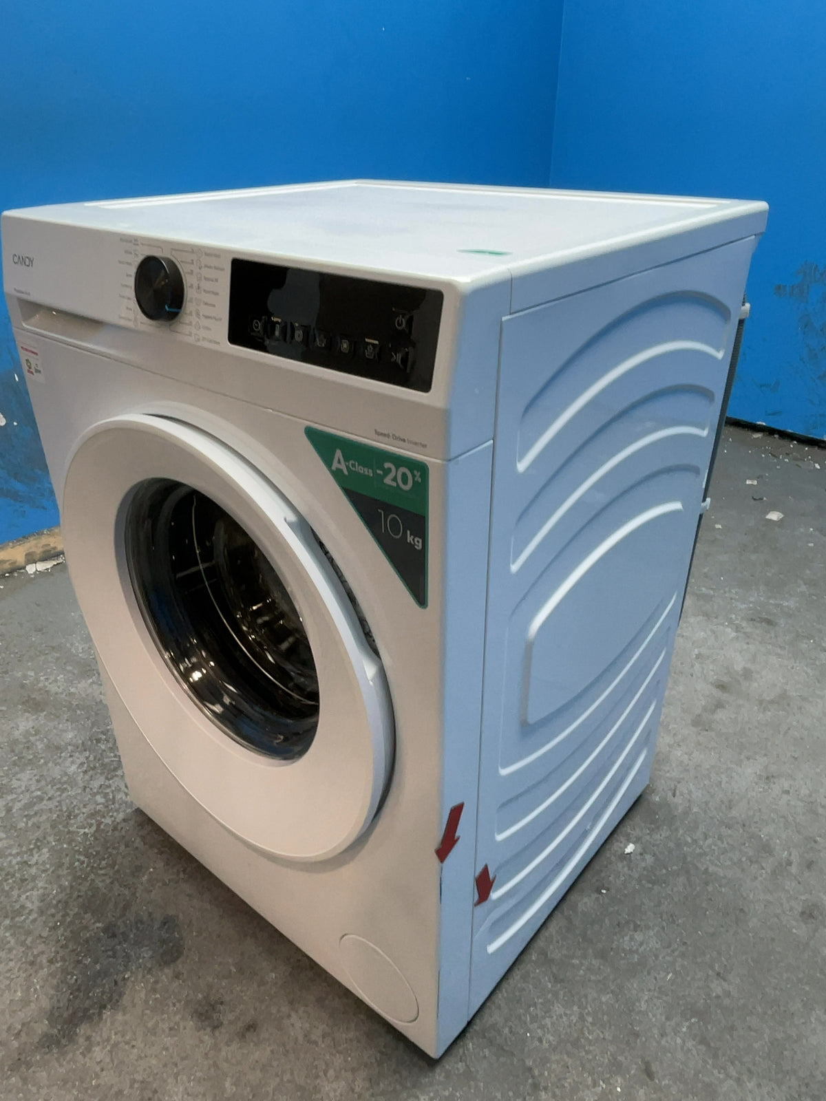 #GRC-165-339 - Candy Quick Pro 10kg 1400rpm Washing Machine – Quick Wash, Smart Spray, White