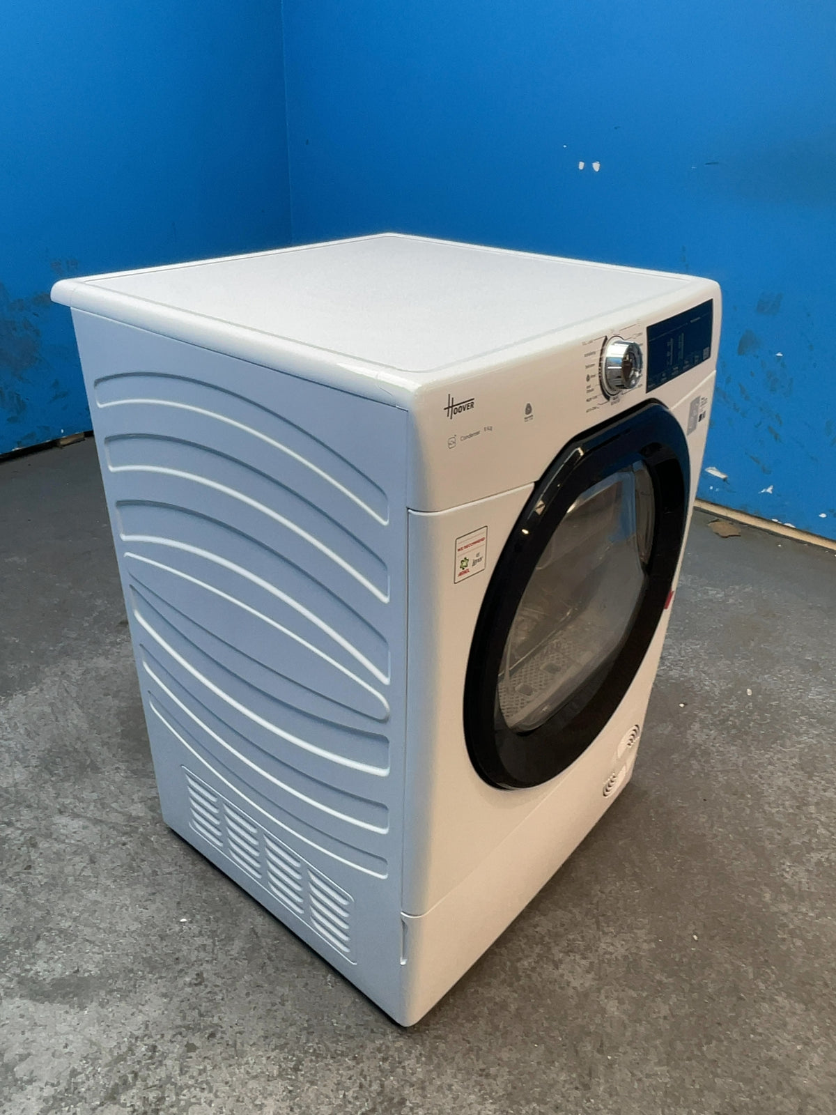 #GRC-165-411 - Hoover 9kg Condenser Tumble Dryer – WiFi Connected, White, B Energy Rating