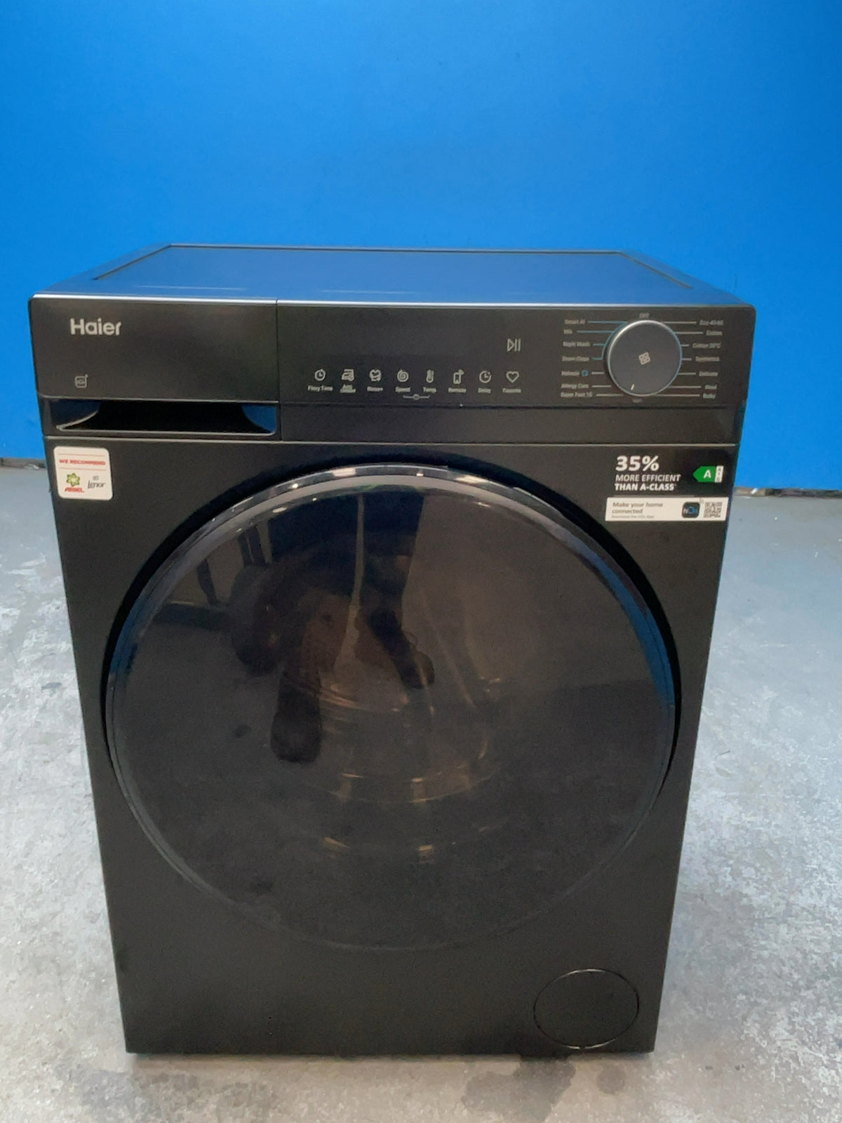 #GRC-165-428 - Haier X Series 5 9kg 1400rpm Washing Machine – Smart AI, Steam Refresh, Graphite