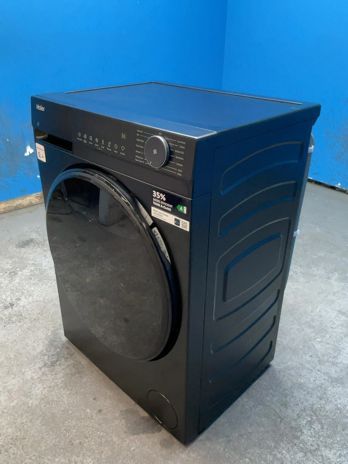 #GRC-165-428 - Haier X Series 5 9kg 1400rpm Washing Machine – Smart AI, Steam Refresh, Graphite
