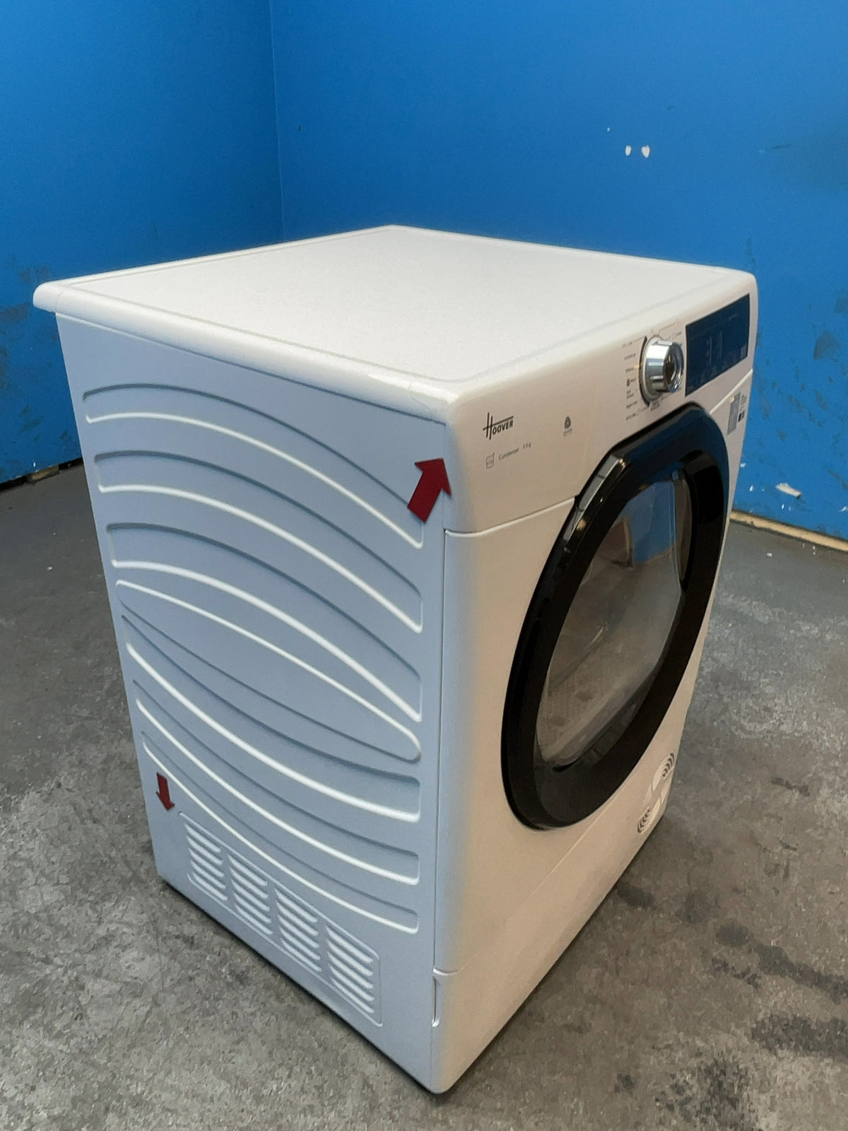 #GRC-165-493 - Hoover 9kg Condenser Tumble Dryer – WiFi Connected, White, B Energy Rating