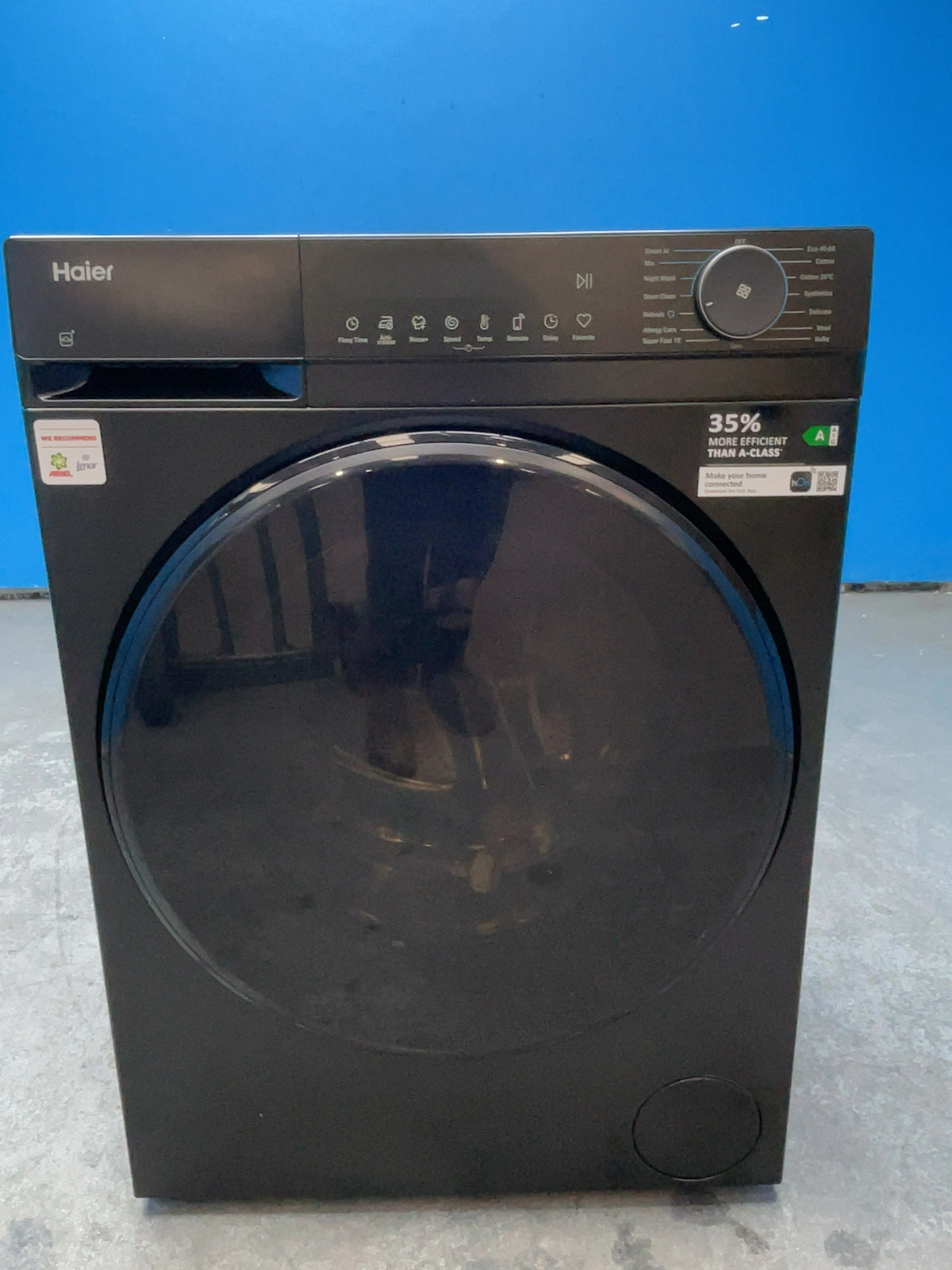 #GRC-165-495 - Haier X Series 5 9kg 1400rpm Washing Machine – Smart AI, Steam Refresh, Graphite