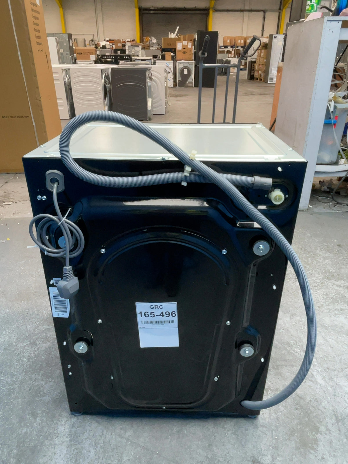 #GRC-165-496 - Hoover 8kg 1600rpm Integrated Washing Machine – AI Weight Sense, Black