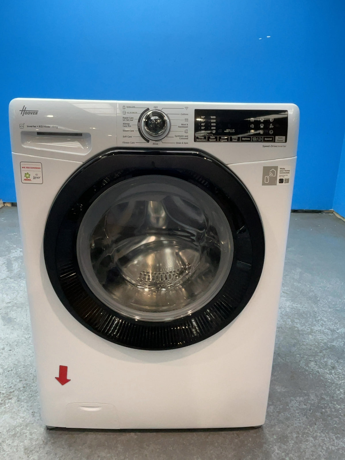 #GRC-165-503 - Hoover H-WASH 350 9kg 1600rpm Washing Machine – KG Mode Plus, White