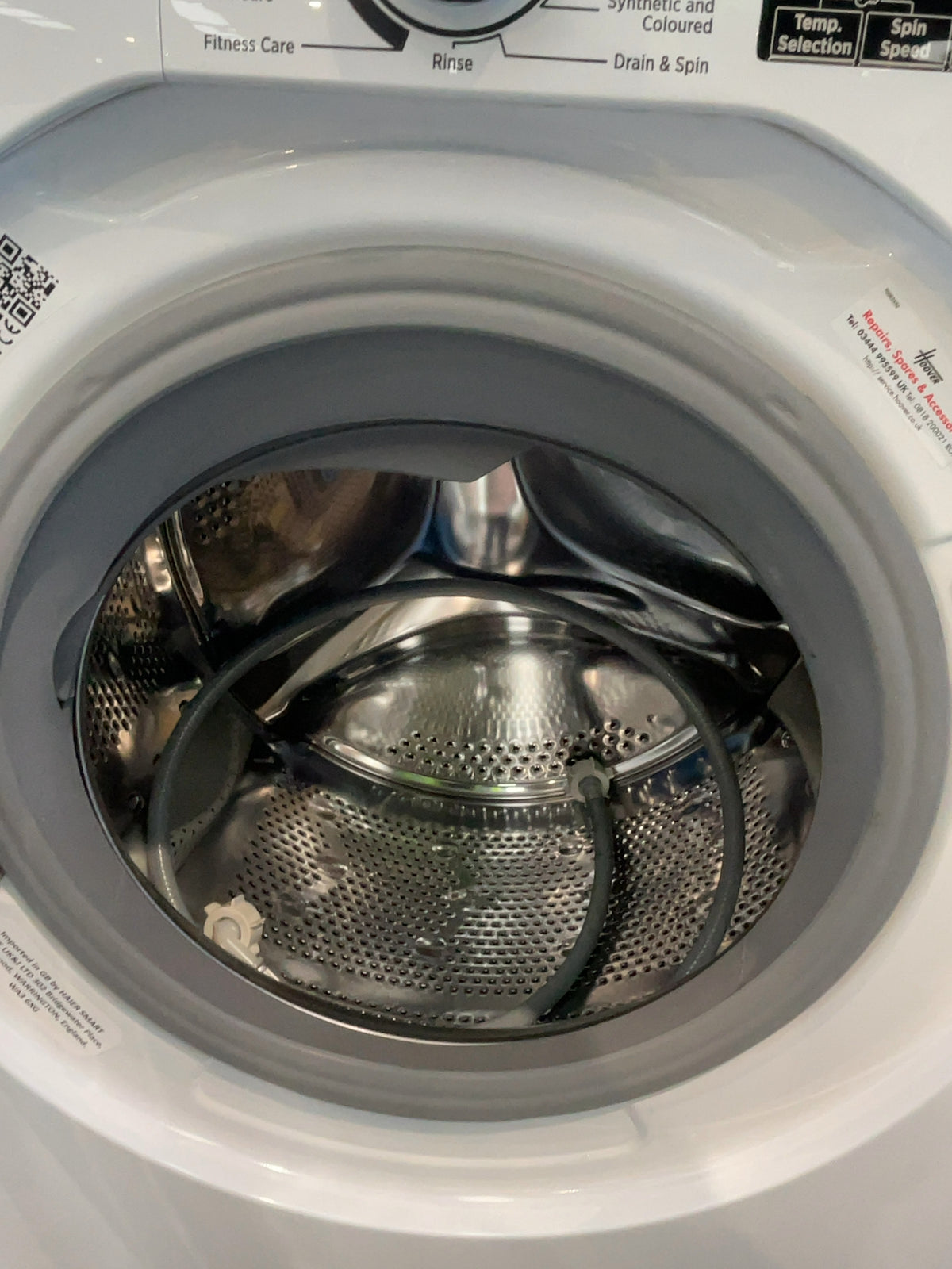 #GRC-165-503 - Hoover H-WASH 350 9kg 1600rpm Washing Machine – KG Mode Plus, White