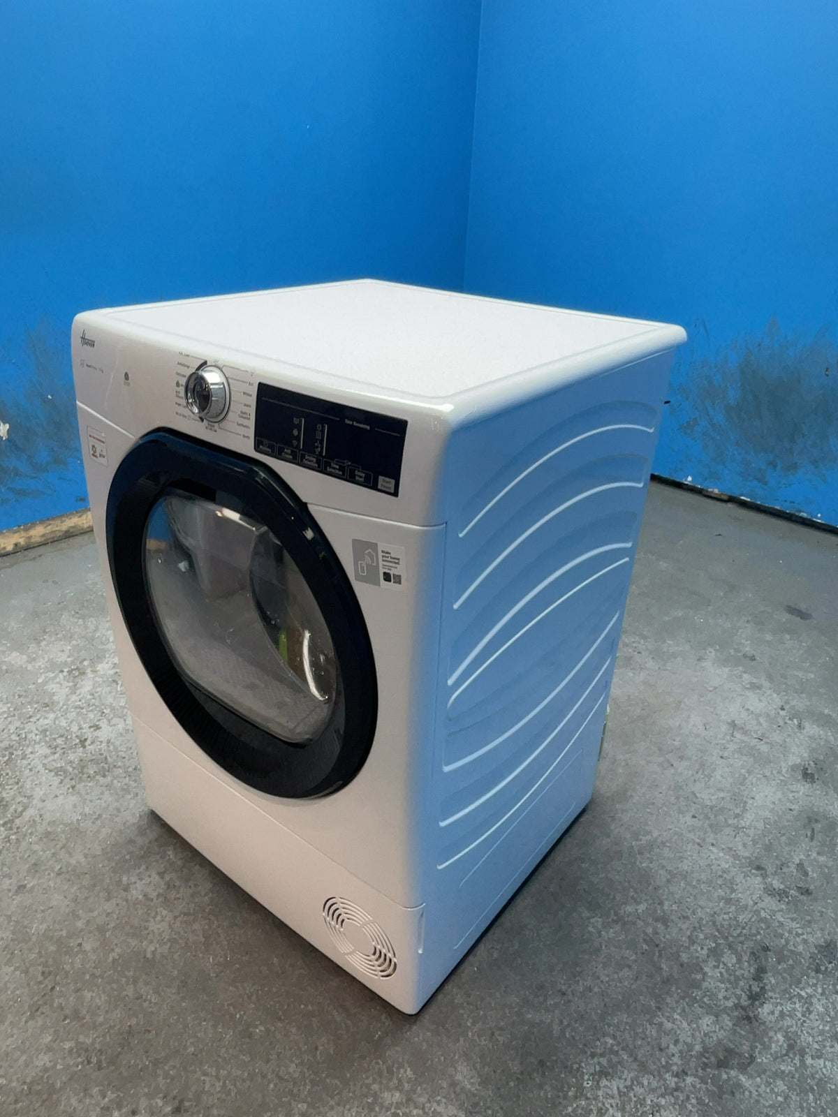 #GRC-165-542 - Hoover 9kg Heat Pump Tumble Dryer – WiFi Connected, White, D Energy Rating