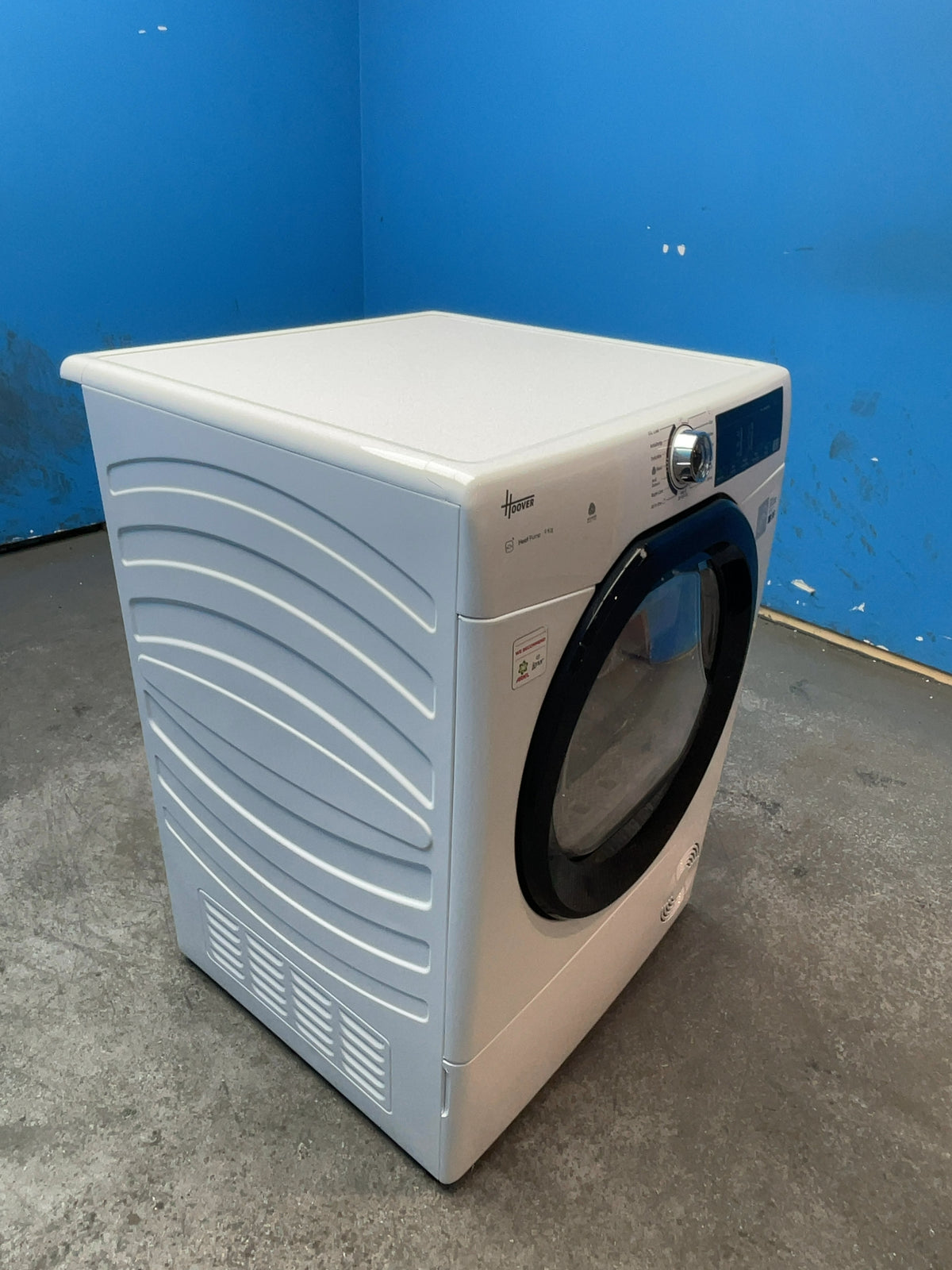 #GRC-165-542 - Hoover 9kg Heat Pump Tumble Dryer – WiFi Connected, White, D Energy Rating