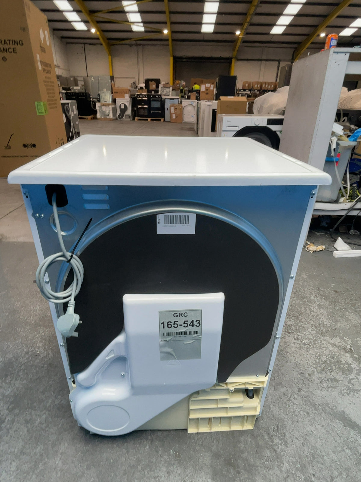 #GRC-165-543 - Hoover 9kg Condenser Tumble Dryer – WiFi Connected, White, B Energy Rating