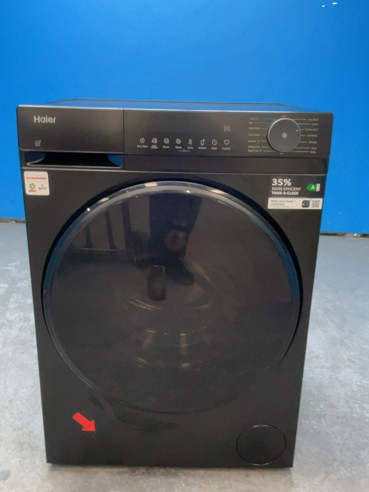 #GRC-165-562 - Haier X Series 5 9kg 1400rpm Washing Machine – Smart AI, Steam Refresh, Graphite