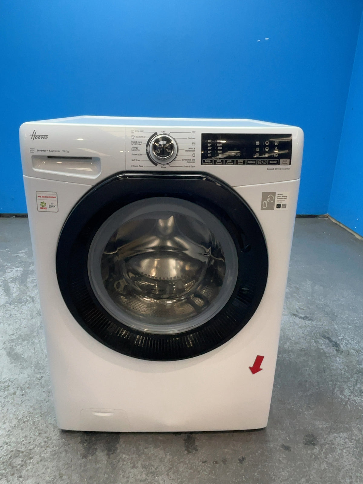 #GRC-165-565 - Hoover H-WASH 350 10kg 1600rpm Washing Machine – Allergy Care Pro, White