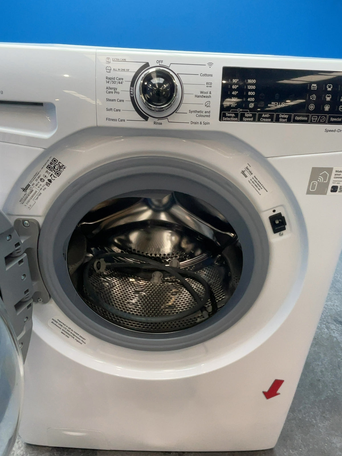 #GRC-165-565 - Hoover H-WASH 350 10kg 1600rpm Washing Machine – Allergy Care Pro, White