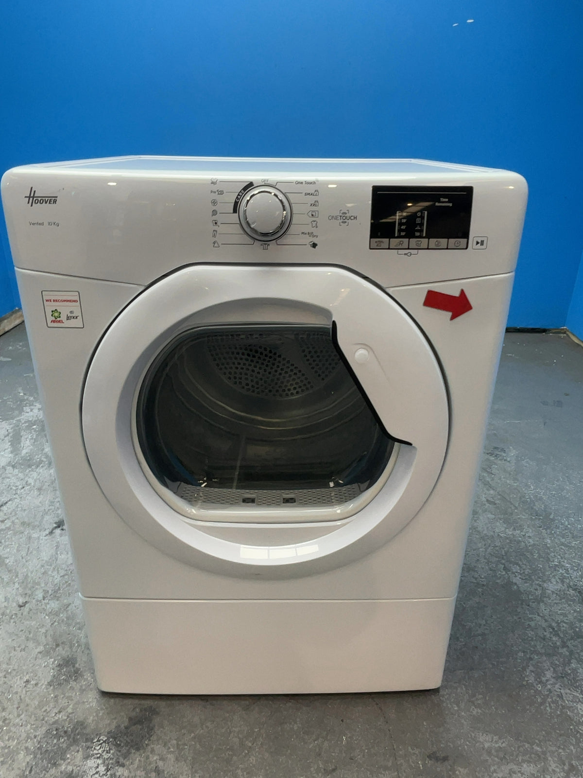 #GRC-165-638 - Hoover H-DRY 300 10kg Vented Tumble Dryer – WiFi Connected, White